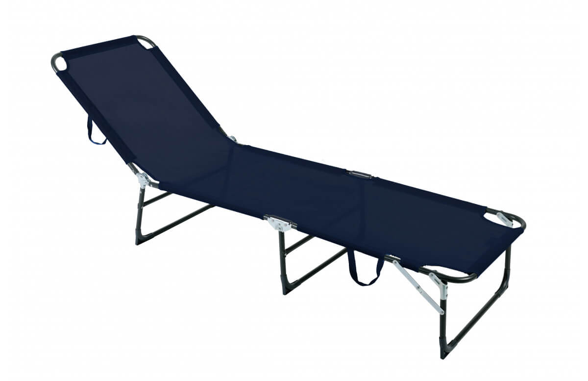 Bain de soleil pliant en acier - Essenciel Green Bain de soleil pliant en acier - Essenciel Green