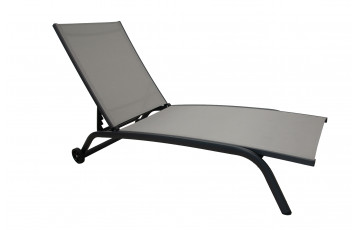 Bain de soleil empilable en aluminium - Essenciel Green