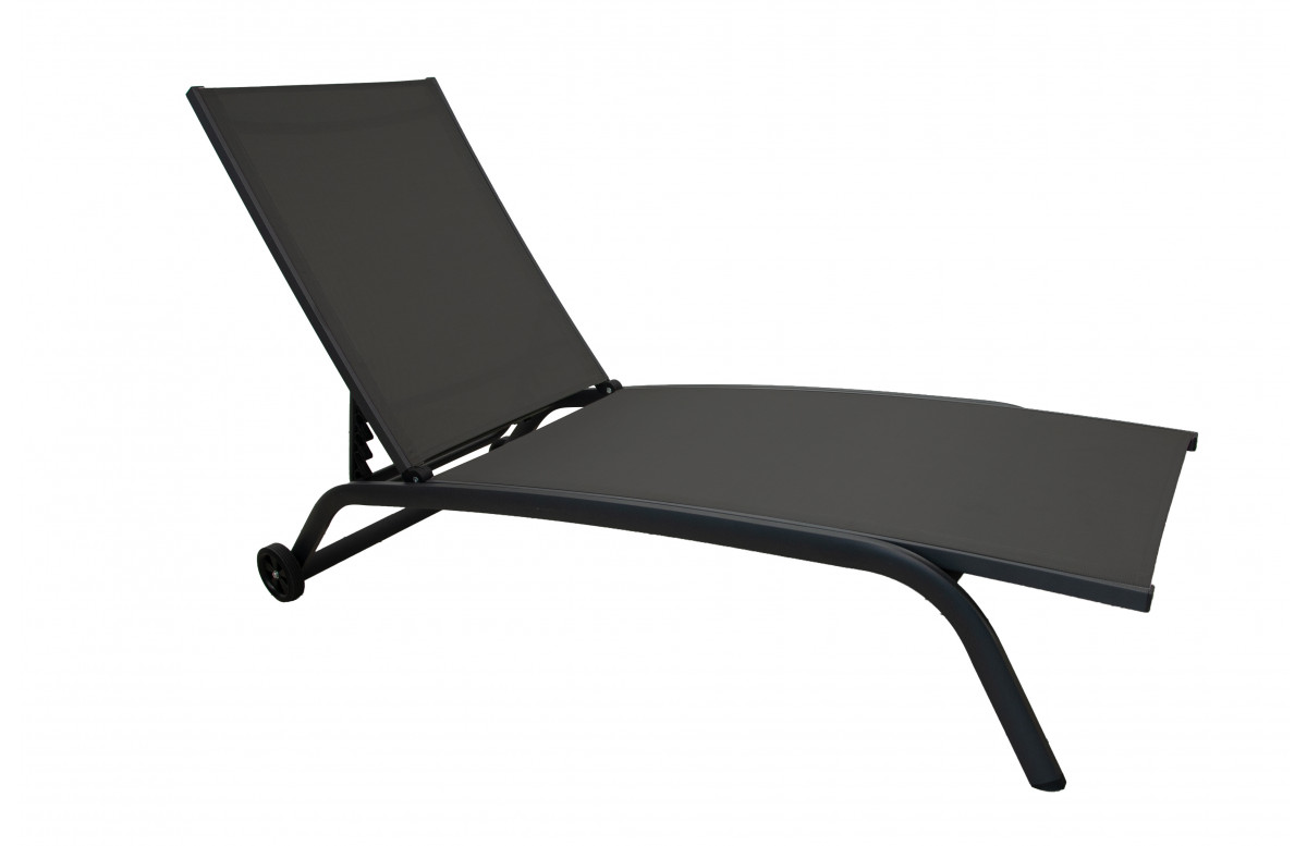 Bain de soleil empilable en aluminium - Essenciel Green Bain de soleil empilable en aluminium - Essenciel Green