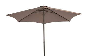 Parasol rond droit inclinable 2.4M en acier - Essenciel Green