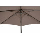 Parasol rond droit inclinable 2.4M en acier - Essenciel Green