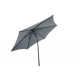 Parasol rond droit inclinable 2.4M en acier - Essenciel Green