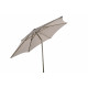 Parasol rond droit inclinable 2.4M en acier - Essenciel Green