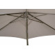 Parasol rond droit inclinable 2.4M en acier - Essenciel Green