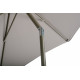 Parasol rond droit inclinable 2.4M en acier - Essenciel Green