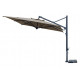 Parasol de jardin carré déporté et inclinable Galileo Dark 3 x 3 SCOLARO