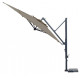 Parasol de jardin carré déporté et inclinable Galileo Dark 3 x 3 SCOLARO