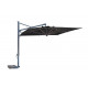 Parasol de jardin carré déporté et inclinable Galileo Dark 3 x 3 SCOLARO