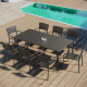 Table rectangle en aluminium 8 personnes - Essenciel Green