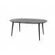 Table ovale 6 personnes Inari en aluminium - Essenciel Green