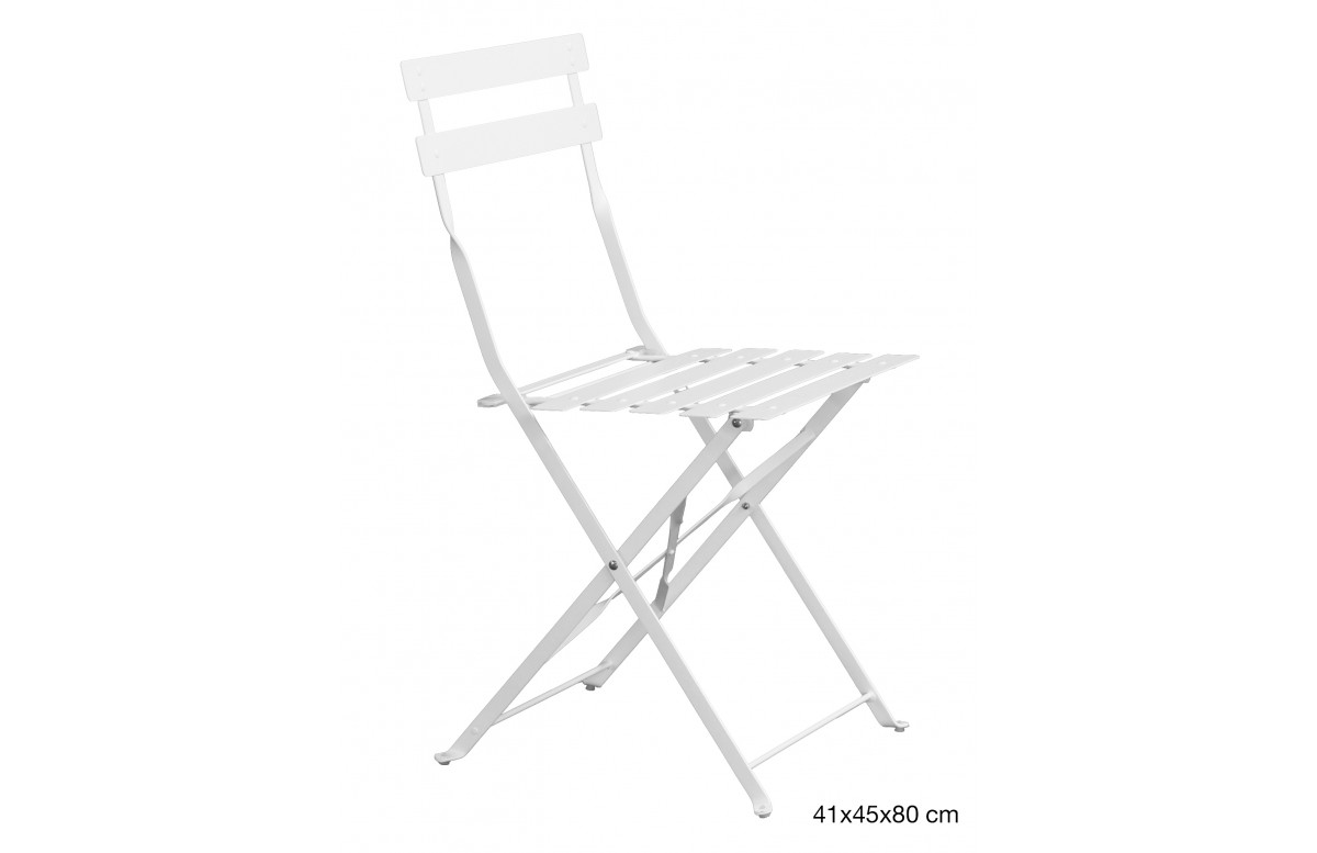 Chaise pliante en acier - Essenciel Green