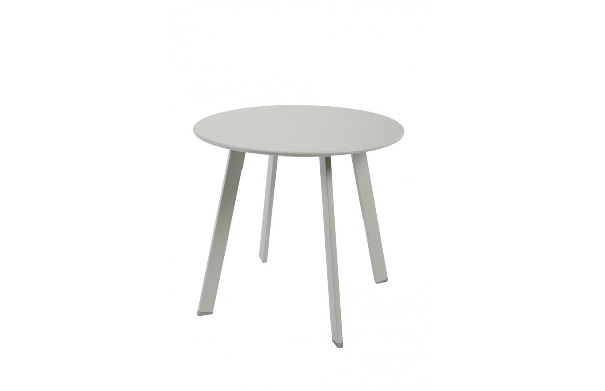 Table d'appoint ronde en acier - Essenciel Green