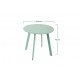 Table d'appoint ronde en acier - Essenciel Green