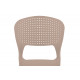 Chaise Kos ajourée en Polypropylène - Essenciel Green