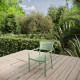 Fauteuil de jardin Inari en aluminium - Essenciel Green