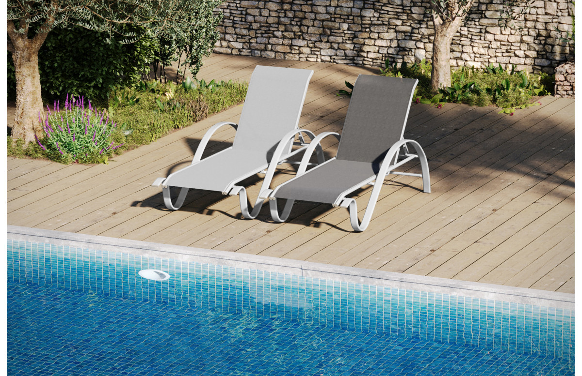 Bain de soleil Mirage en Texaline/ acier - Essenciel Green