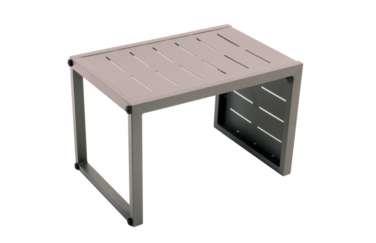 Table basse appoint 2 positions Inari en aluminium - Essenciel Green