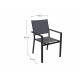 Fauteuil de jardin Navagio en aluminium - Essenciel Green