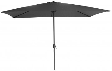 Parasol rectangulaire 2X3M gris en acier - Essenciel Green