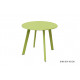 Table d'appoint ronde vert anis en acier - Essenciel Green