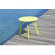 Table d'appoint ronde vert anis en acier - Essenciel Green