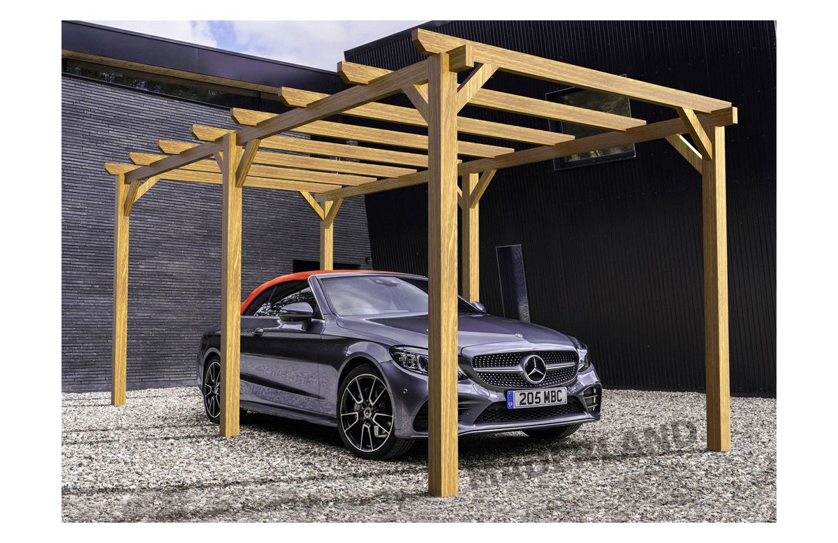 Carport en bois 5x3M BADAJOZ - Maderland