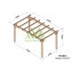 Carport en bois 5x3M BADAJOZ - Maderland