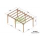 Carport en bois 6x4M BADAJOZ - Maderland