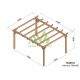 Pergola autoportée en bois 5x4M VALENCIA - Maderland