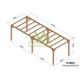 Pergola autoportée en bois 8x3M ALICANTE - Maderland