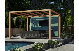 Pergola autoportée en bois 3x3M SANTANDER - Maderland