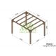 Pergola autoportée en bois 4x3M FUENGIROLA - Maderland