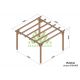 Pergola autoportée en bois 4x4M LINARES - Maderland