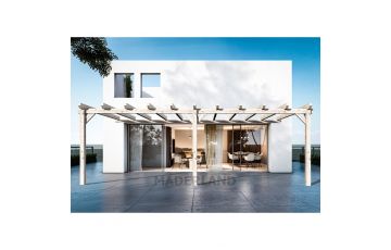 Pergola adossée en bois 7x5M SEVILLA - Maderland