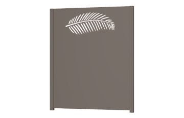 Panneau décoratif en aluminium TROPICAL à poser ou à sceller 850 H x 1400 L - ConceptLigne