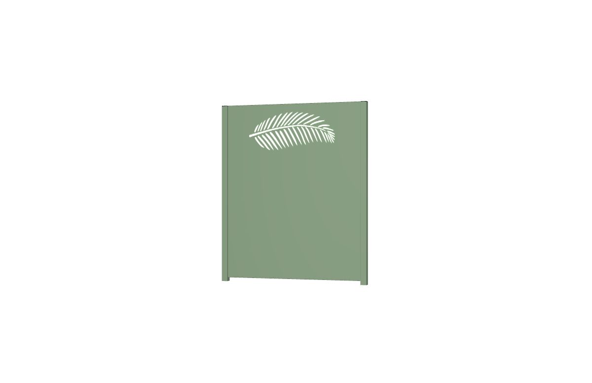Panneau décoratif en aluminium TROPICAL à poser ou à sceller 1450 H x 1400 L - ConceptLigne
