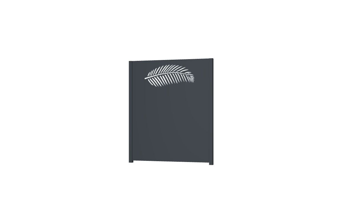 Panneau décoratif en aluminium TROPICAL à poser ou à sceller 850 H x 1400 L - ConceptLigne