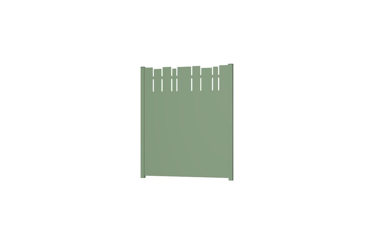 Panneau décoratif en aluminium TOPAZE à poser ou à sceller 1750 H x 650 L - ConceptLigne