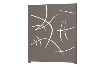 Panneau décoratif en aluminium TOILE à poser ou à sceller 1450 H x 1100 L - ConceptLigne