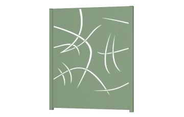 Panneau décoratif en aluminium TOILE à poser ou à sceller 1750 H x 1400 L - ConceptLigne