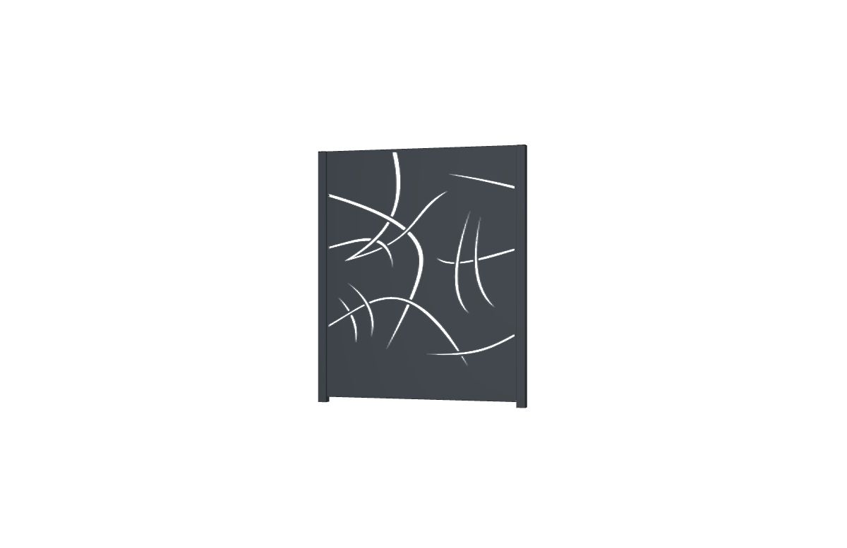 Panneau décoratif en aluminium TOILE à poser ou à sceller 850 H x 1400 L - ConceptLigne