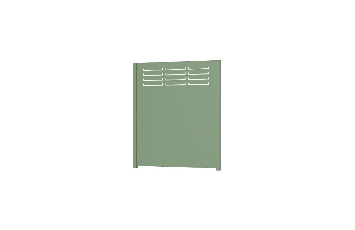 Panneau décoratif en aluminium RETRO à poser ou à sceller 1750 H x 650 L - ConceptLigne