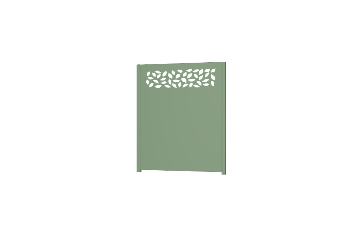 Panneau décoratif en aluminium PETALES à poser ou à sceller 1450 H x 1100 L - ConceptLigne