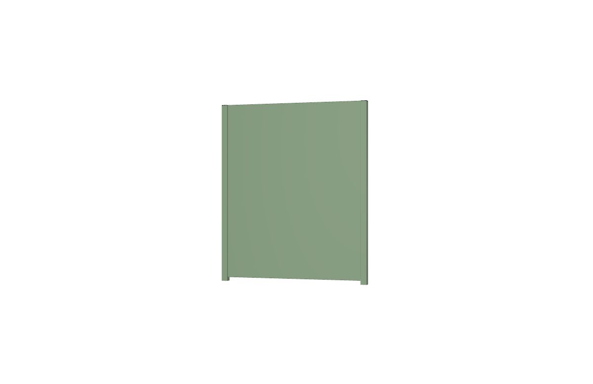 Panneau décoratif en aluminium OPAQ à poser ou à sceller 850 H x 1400 L - ConceptLigne