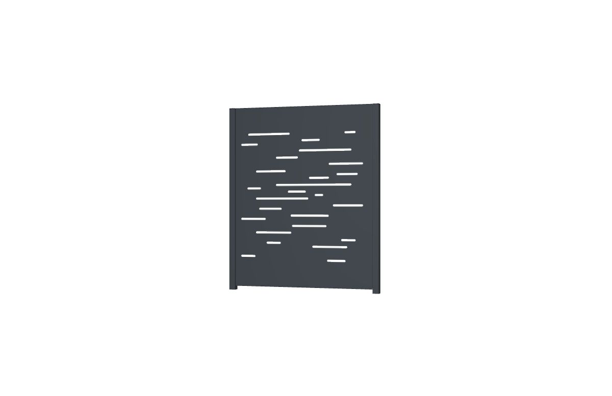 Panneau décoratif en aluminium ODYSEE à poser ou à sceller 1750 H x 650 L - ConceptLigne Panneau décoratif en aluminium ODYSEE à poser ou à sceller 1750 H x 650 L - ConceptLigne