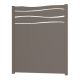 Panneau décoratif en aluminium OCEAN à poser ou à sceller 1750 H x 1400 L - ConceptLigne