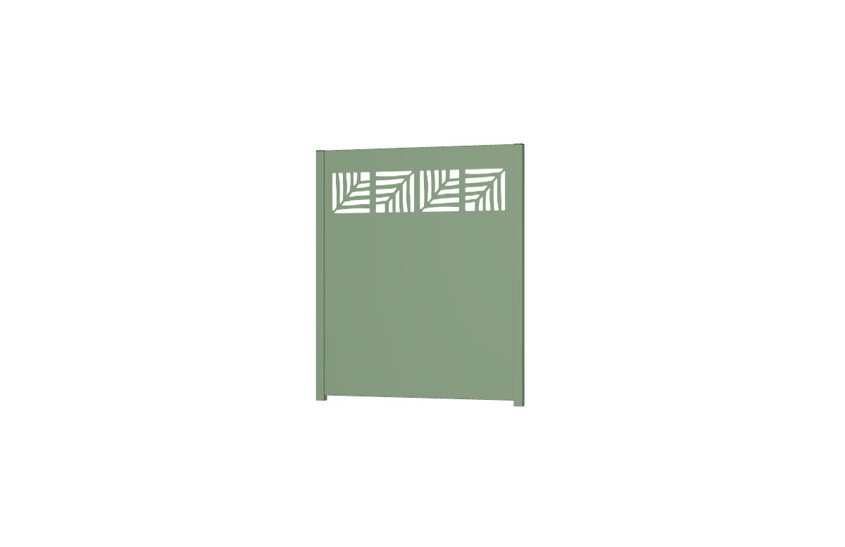 Panneau décoratif en aluminium CHEVRON à poser ou à sceller 1750 H x 1400 L - ConceptLigne