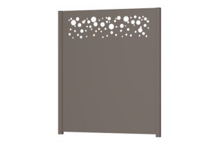 Panneau décoratif en aluminium CHAMPAGNE à poser ou à sceller 1450 H x 1400 L - ConceptLigne