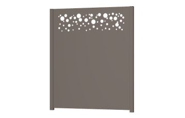 Panneau décoratif en aluminium CHAMPAGNE à poser ou à sceller 1450 H x 1400 L - ConceptLigne