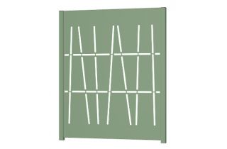 Panneau décoratif en aluminium CANNE à poser ou à sceller 1450 H x 1100 L - ConceptLigne